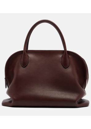 The Row Agnes 12 leather top-handle bag