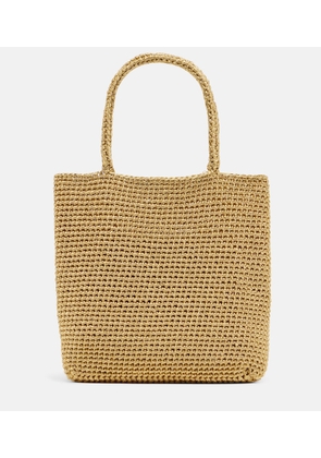 The Row Cecily Small metallic-effect tote bag
