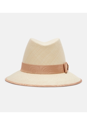 Valentino VLogo straw Panama hat