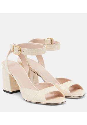 Valentino Garavani Fawcette croc-effect leather sandals