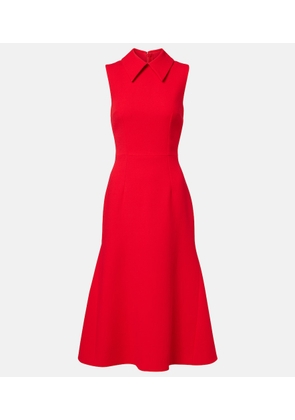 Emilia Wickstead Leontine wool crepe midi dress