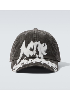 Acne Studios Logo cotton twill baseball cap