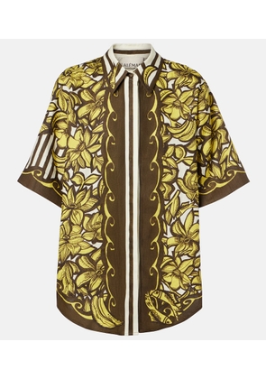 Alemais Mona floral hemp shirt