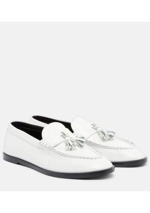 The Row Mens leather loafers