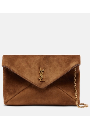 Saint Laurent Cassandre Small suede pouch
