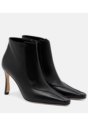 Manolo Blahnik Milleta leather ankle boots