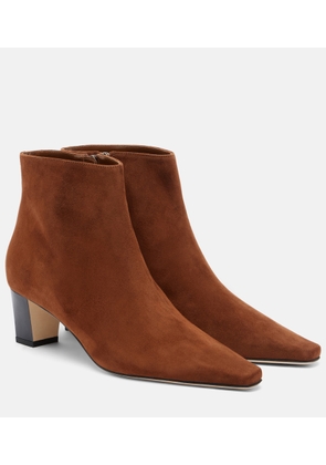 Manolo Blahnik Jaima suede ankle boots