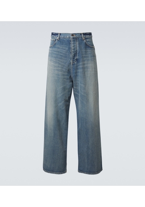 Balenciaga Distressed wide-leg jeans
