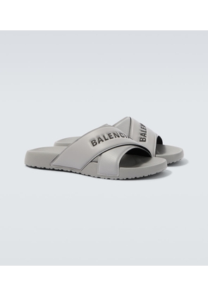 Balenciaga Sporty Pool slides