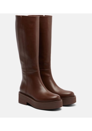 Gianvito Rossi Hiro leather knee-high boots