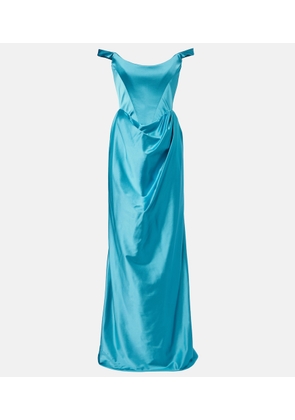 Vivienne Westwood Nova Camille satin bustier gown