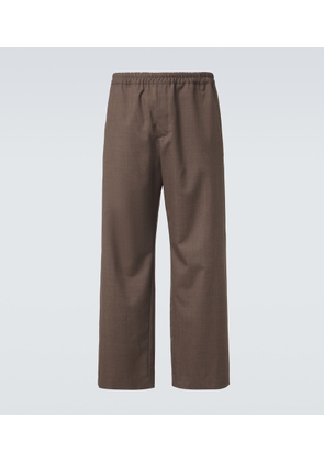 The Row Ari wool wide-leg pants