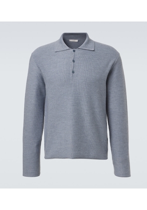 The Row Bertram cashmere polo sweater