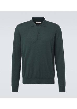 The Row Selio cashmere polo sweater