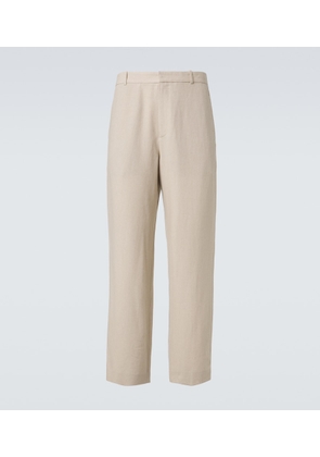 The Row Toril linen-blend wide-leg pants