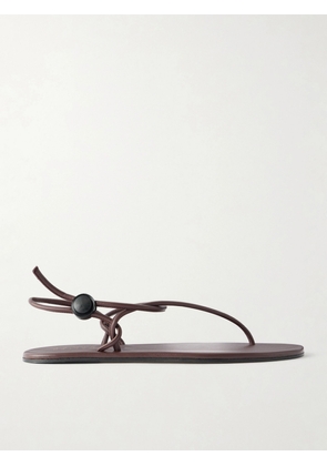 Jamie Haller - The String Theory Leather Thong Sandals - Brown - IT35,IT36,IT37,IT38,IT39,IT40,IT41,IT42