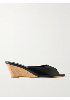 Jamie Haller - The Kit Slide Leather Platform Sandals - Black - IT36,IT37,IT38,IT39,IT40,IT41,IT42