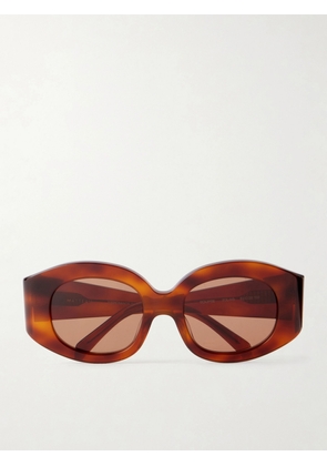 Matteau - Eclipse Round-frame Tortoiseshell Acetate Sunglasses - One size