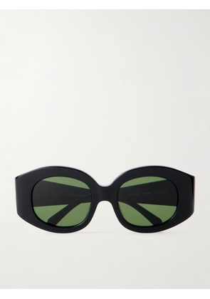 Matteau - Eclipse Round-frame Acetate Sunglasses - Black - One size