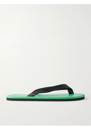 Auralee - Leather Flip Flops - Green - UK 5,UK 6,UK 7