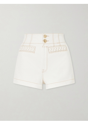 Zimmermann - Roselight Denim Shorts - Neutrals - 00,0,1,2