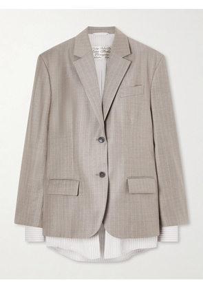 Acne Studios - Julago Mels Pinstripe Wool Blazer - Gray - DK32,DK34,DK36,DK38,DK40,DK42