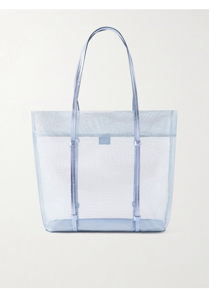 Maryam Nassir Zadeh - Bonita Leather-trimmed Mesh Tote - Blue - One size
