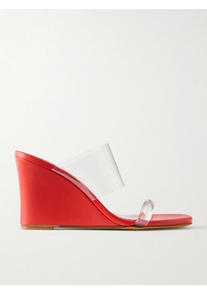 Maryam Nassir Zadeh - Olympia Pvc Wedge Sandals - Red - IT36,IT37,IT38,IT39,IT40,IT41,IT42