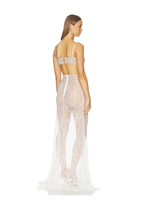 The Dolls House Francesca Maxi Set in Ivory. Size S. Also in XS, M.