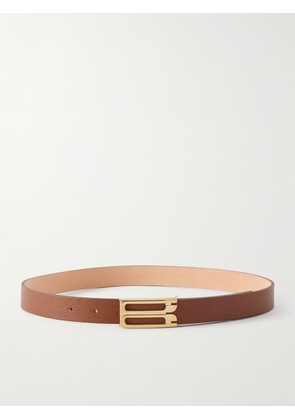 Victoria Beckham - Dorian Frame Leather Belt - Brown - 70,80,90,100