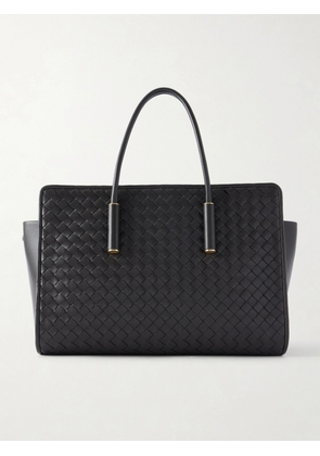 Bottega Veneta - Barbara Intrecciato Leather Shoulder Bag - Brown - One size