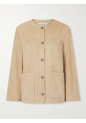 Nour Hammour - Suede Jacket - Neutrals - x small,small,medium,large,x large