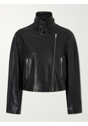 Nour Hammour - Varda Textured-leather Jacket - Black - FR 34,FR 36,FR 38,FR 40,FR 42,FR 44
