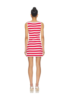 Show Me Your Mumu Cameron Mini Dress in Red,White. Size S. Also in L, M, XL, XS.