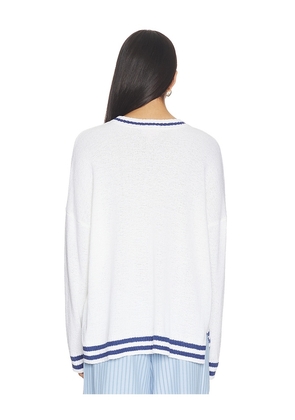 Show Me Your Mumu Settle in Sweater in Blue. Size S. Also in XS, M, L, XL.