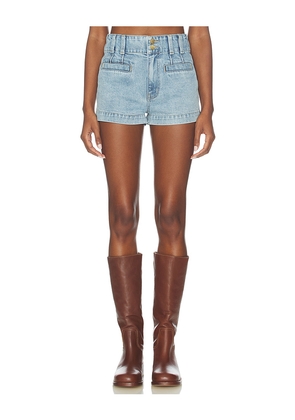 Show Me Your Mumu Pacifica Shorts in Blue. Size 25. Also in 24, 26, 27, 28.