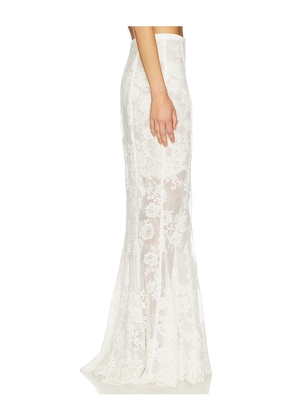 V. Chapman Athena Skirt in White. Size 4. Also in 2, 6, 12.