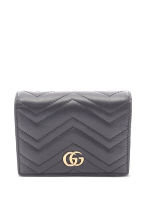 Gucci Pre-Owned 2000s GG-plaque bi-fold wallet - Black