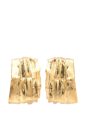 Completedworks textured hoop earrings - Gold