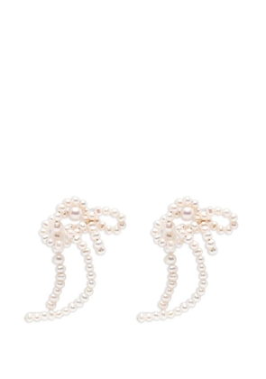 Completedworks pearl-embellished drop earrings - Gold