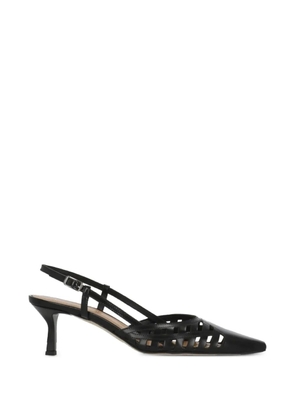 Julie Dee cut-out slingback pumps - Black