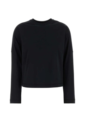 Herno long-sleeve cotton T-shirt - Black
