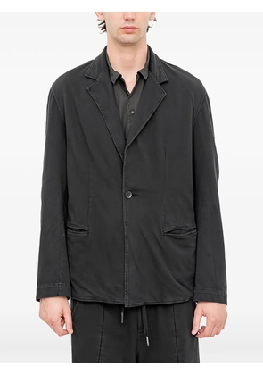 Andrea Ya'aqov exposed-seam single-breasted blazer - Black