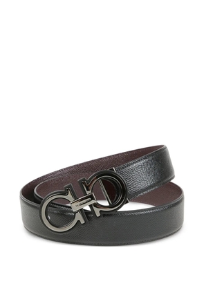 Ferragamo Gancini reversible belt - Black