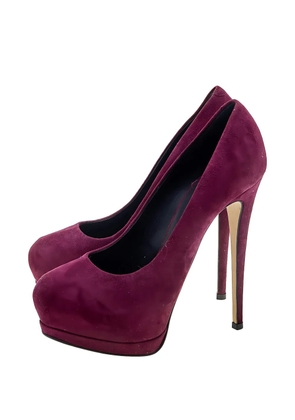 Giuseppe Zanotti round-toe platform pumps - Red