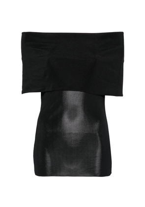 mvp wardrobe off-shoulder top - Black