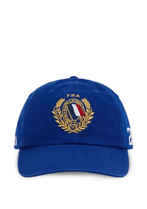 Polo Ralph Lauren France crest-embroidered baseball cap - Blue
