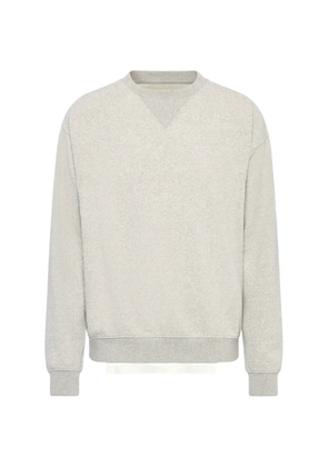 Maison Margiela double-layered raw-hem sweatshirt - Grey