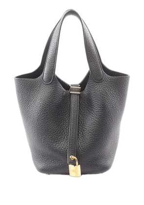 Hermès Pre-Owned 2022 Clemence Picotin Lock 18 handbag - Black
