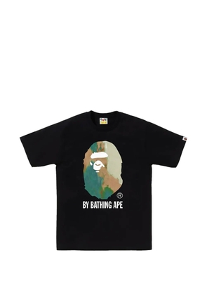 A BATHING APE® tie-dye Ape Head T-shirt - Black